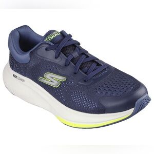 Skechers go walk max walker navy lime